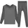 Термобелье мужское Septwolves 8814 Gray XL однотонное осенне-зимнее хлопковое с длинными брюками