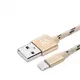 Lightning кабель Cavalry RCL-F100, 1m gold Recci CC300151
