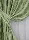 Шторы (2шт. 1х2,7м.) из ткани блэкаут. Цвет салатовый. Код 990ш 31-303