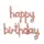 Набор надувных шариков Happy Birthday 14364 2 предмета розовое золото
