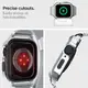 Чехол и ремешок Spigen Metal Fit Pro для Apple Watch (44 / 45 mm), Silver (ACS04584)