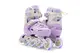 Роликовые коньки Scale Sports LF-5 колеса PU светятся. Violet (размер 39-42) (1533797796)