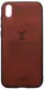 Чехол-накладка TOTO Deer Shell With Leather Effect Case Huawei Y5 2019 Brown