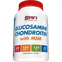 Препарат для суставов и связок SAN Glucosamine and Chondroitin with MSM, 90 таблеток