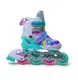 Раздвижные ролики Scale Sports размер 30-33 (светящиеся колеса). Rainbow Tiffany (1767547055)