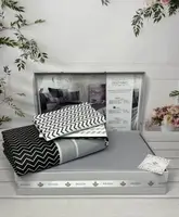 Zigo grey постельное белье из натурального хлопка. Евро размер. Belizza Турция.