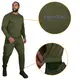 Спортивный костюм Basic Cotton Олива (7382), XXXL