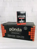 Кокосовый уголь "Panda XL Black" для кальяна, 10 кг, 72 кубика, без запаха