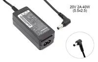 Блок живлення до ноутбука Lenovo 20v 2a 40w 5.5x2.5mm (B class) 1 день гар.