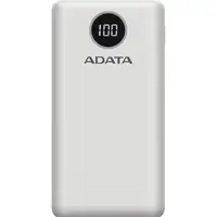 Универсальная мобильная батарея ADATA P20000QCD 20000mAh, PD 18W, USB-C, 2xUSB QC 3.0, white