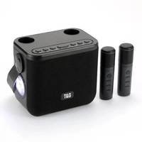 Колонка портативная Bluetooth T&G TG545DK black черная