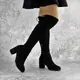 Ботфорты женские Fashion Karane 2279 40 размер 25,5 см Черный