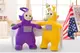 Набор мягких игрушек Телепузики RESTEQ, Игрушки из мультфильма Teletubbies 4 шт
