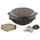 Кастрюля чугунная WOK с крышкой-сковородкой 8 л SNT Т405СР