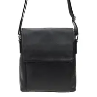 Чоловічий шкіряний месенджер Borsa Leather 1t9168-black