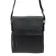 Мужской кожаный мессенджер Borsa Leather 1t9168-black