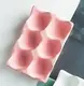 Подставка для яиц на 6 ячеек Пасха 6746 3.2х9.5х14.5 см розовая