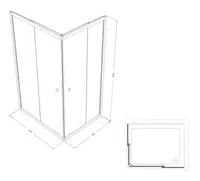 Душова кабіна SHOWER Saturn 232 (120х80)