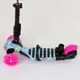 Самокат 5 в 1 Best Scooter, PU колеса с подсветкой, Абстракция. Multicolor (84215)