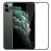 Защитное стекло для iPhone 11 Pro Max\XS Max 3D Perfect Protection Full Glue Lion, Black