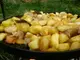 Сковорода-гриль из бороны 50 см с удобными ручками и крышкой