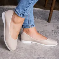Жіночі балетки Fashion Nux 1863 38 розмір 24,5 см Бежевий