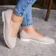 Женские балетки Fashion Nux 1863 41 размер 26 см Бежевый