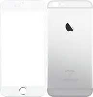 Защитное стекло TOTO 2,5D Full cover Tempered Glass front and back for iPhone 6/6S Silver