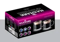 Набір кухлів з подвійними стінками Maxmark MK-2748DW 220 мл 2 шт