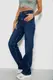 Джинсы женские Long Straight fit, цвет синий, 244R1258-0155