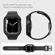 Чехол и ремешок Spigen Liquid Air Pro для Apple Watch 8 / 7 (45mm), Black (ACS04182)