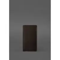 Шкіряний чохол для iPhone 12 Темно-коричневий Краст