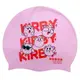 Шапочка для плавания силиконовая, в пакете "KIRBY" (РОЗОВАЯ)