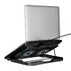 Куллер для Ноутбука HOCO Jade laptop cooling stand GA4 |12-17", RGB, 7 level, 2 Fans|