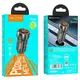 Автомобильное зарядное устройство Hoco Z46A PD20W + QC3.0 и кабель Type-C 1m, Metal Gray (6931474770370)