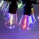 Гирлянда уличная в стиле ретро светодиодная мультиколор S14 на 10 LED ламп длиной 5 метров S14ML
