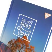 Блокнот для записів у клітину А5 YES 7 БЦ Need for travel 152045 64 листи