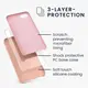 Чехол для iPhone SE 2022 / SE 2020 / 8 / 7 - Cиликоновый с микрофиброй, Pink (12)