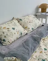 Постільна білизна євро Dushka Home Сатин Плюш 21253 200х220 см