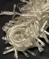 Светодиодная гирлянда 160 LED классическая 5 мм длина 8.5 метров с прозрачным проводом свет разноцветный (1120-01)