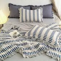 Постільна білизна євро з літньою ковдрою з мусліну Colorful Home Print 2 20732 200х230 см