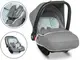 Автокресло переноска Lionelo NOA 0-13kg GREY SCANDI