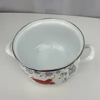 Каструля емальована Gusto Перчинка GT-T-118WP 1 л 18 см