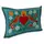 Подушка интерьерная с мешковины Палаюче серце 45x32 см (43PHB_25L003)