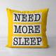 Подушка декоративная Soft Need more sleep 45x45 см (45PST_URB039)