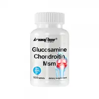 Препарат для суставов и связок IronFlex Glucosamine + Chondroitin + MSM, 100 таблеток