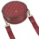 Женская сумочка Baellerry N9318 Burgundy круглая для девушек прогулки смартфона через плечо Балери