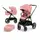 Универсальная коляска 2в1 детская KiderKraft Nea Ash Pink многофункциональная маневренная с рождения