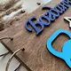 Детский именной альбом из дерева с метрикой на заказ