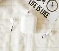 Чехол для AirPods 2/1 series, силикон, зайчик